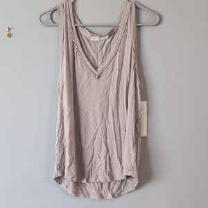 Gray Sleeveless Top